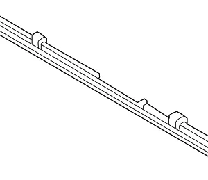 Engine Cooling Fan Shroud Seal - Mazda (PAF3-15-411)