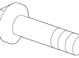 Fog Lamp Assembly Screw - Mazda (F189-51-695)