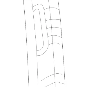 Upper Center Pillar Trim - Mazda (L145-68-190-80)