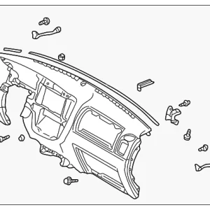 Instrument Panel - Mazda (EF20-55-10XD-13)