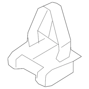 Body A-Pillar Trim Panel Clip - Mazda (GJ12-68-865)