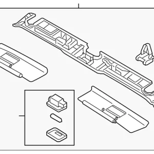 Header Trim - Mazda (NA1J-68-09ZD-02)