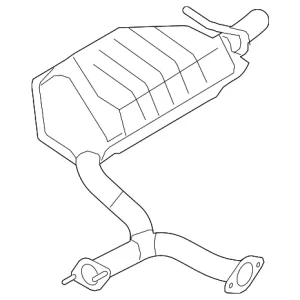 Muffler & Pipe - Mazda (CA01-40-100C)