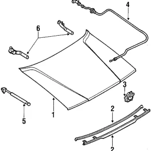 Release Cable - Mazda (H260-56-720B)