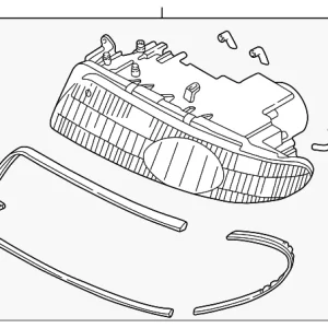 Composite Headlamp - Mazda (TA01-51-03XC)