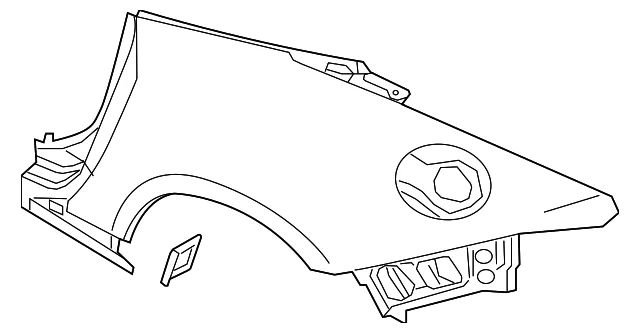 Quarter Panel - Mazda (N2Y7-70-41XD)