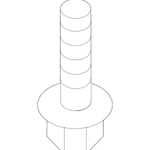 Engine Cradle Rear Bolt - Mazda (9YA0-21-449)