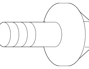 Hook Screw - Mazda (9979-60-616)