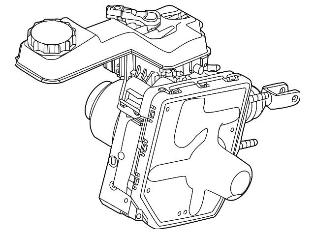 ABS Control Unit - Mazda (KRYV-43-9A0B)