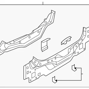 Rear Panel Assembly - Mazda (B32H-70-750F)