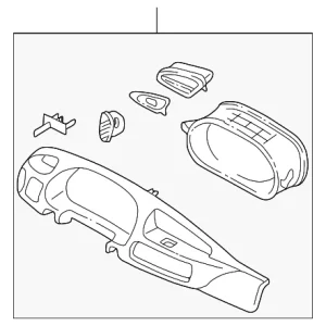 Meter Hood - Mazda (TC86-55-420-19)