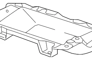 Lower Cover - Mazda (KB8E-55-225A)