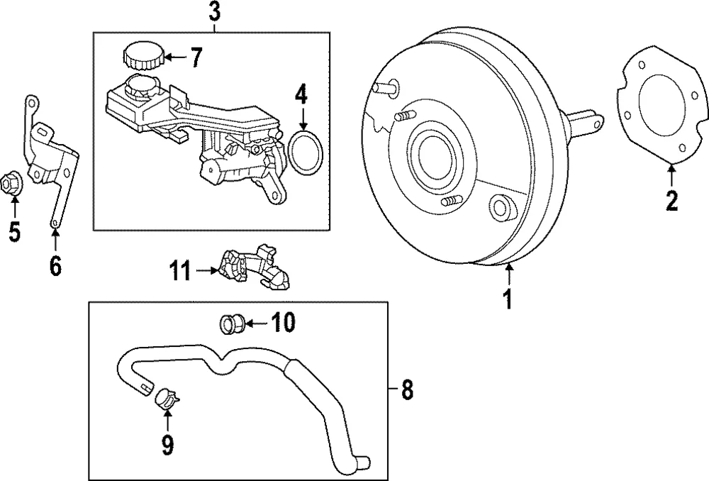 Brake Vacuum Hose - Mazda (VA54-43-640)
