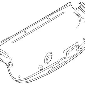 Trunk Lid Trim - Mazda (BCJH-68-8W1A)