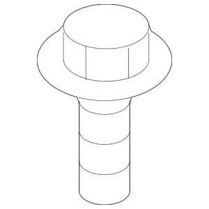 Lower Insulator Bolt - Mazda (L3K9-13-453)