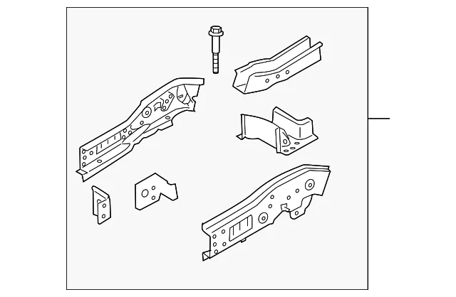 Rail Assembly - Mazda (ZZC1-53-300)