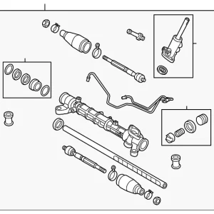 Steering Gear - Mazda (CG15-32-110B)