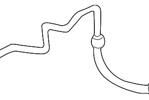 A/C Refrigerant Discharge Hose - Mazda (T006-61-4G0J)