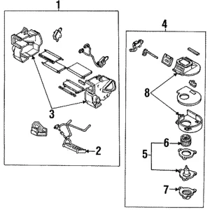 Blower Motor - Mazda (UB94-61-B10)