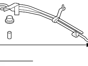 Hose & Tube Assembly - Mazda (N3R2-14-830)
