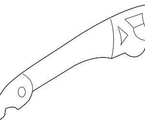 Handle, Outside - Mazda (GJ6A-72-410H-01)