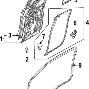 Outer Panel - Mazda (DN4E-72-031B)