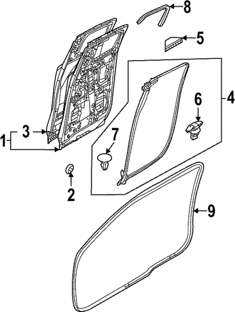 Outer Panel - Mazda (DN4E-72-031B)