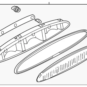 High Mount Lamp - Mazda (LC62-51-580B)