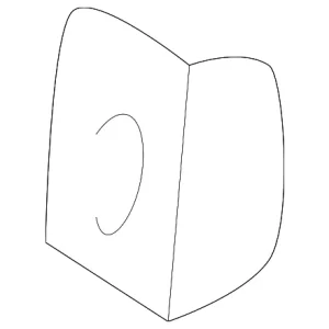 Lock Knob Guide - Mazda (ZZM0-58-308)