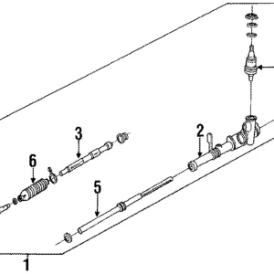Steering Gear - Mazda (GN81-32-110R-0B)