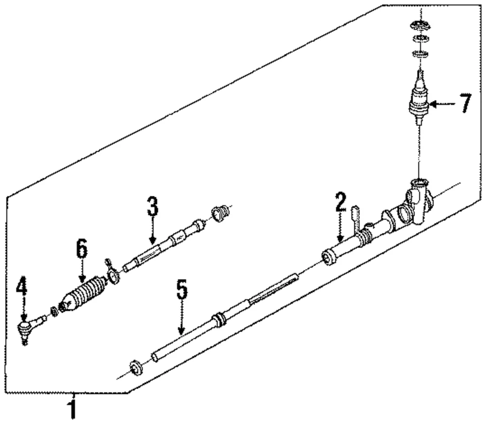 Rack And Pinion Assembly - Mazda (GN52-32-110C)