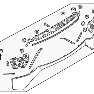 Molding Assembly - Mazda (BHP2-50-810C-62)
