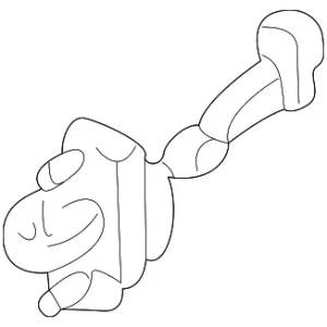 Door Check - Mazda (GD7A-58-270A)