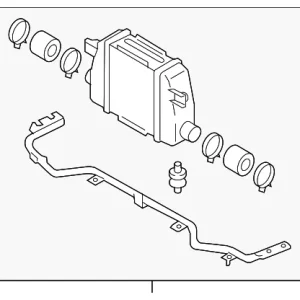 Inter-Cooler - Mazda (BP8J-13-560C)