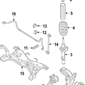 Knuckle - Mazda (BN8K-33-021A)