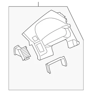 Cluster Cover - Mazda (TE69-55-420-34)