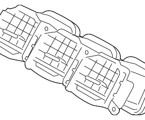 Center Outlet - Mazda (EH44-64-930D)