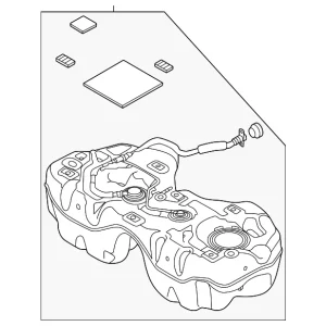 Fuel Tank - Mazda (KMV6-42-110A)