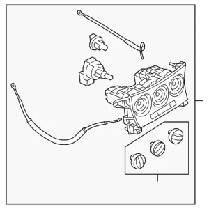 Dash Control Unit - Mazda (BGW1-61-190A)
