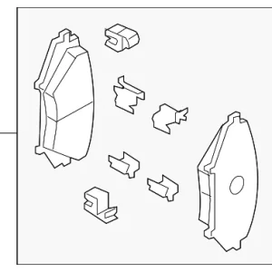 Brake Pads Front - Mazda (NFY7-33-28ZE)