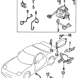 Brake Proportioning Valve - Mazda (F123-43-900)