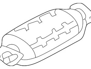 Catalytic Converter - Mazda (KL1C-20-600)