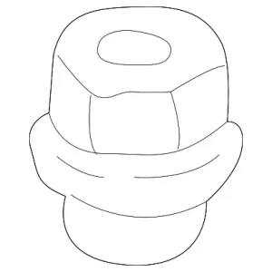 Wheel Nut - Mazda (ZZL1-37-161B)
