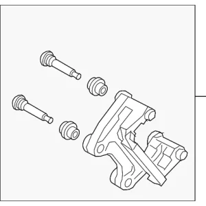 Caliper Mount - Mazda (VAY0-26-28X)