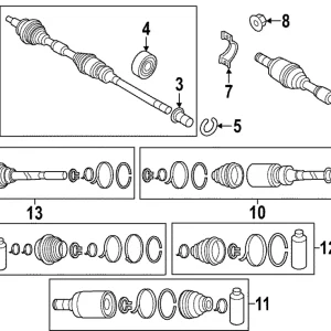Inner Joint - Mazda (FT16-22-620)