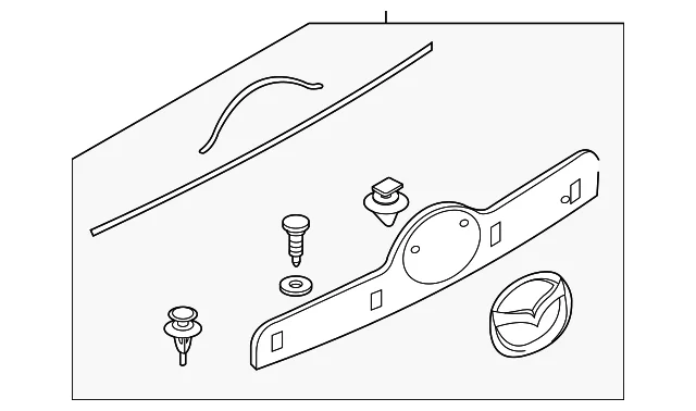 Finish Molding - Mazda (TD84-50-810B-PZ)