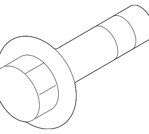 Guide Channel Bolt - Mazda (9945-20-608B)