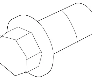 Water Inlet Pipe Bolt - Mazda (PY8V-14-603)