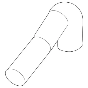 Upper Hose - Mazda (AJ57-15-186C)