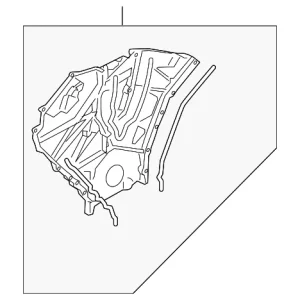 Timing Cover - Mazda (AJ57-10-500C)